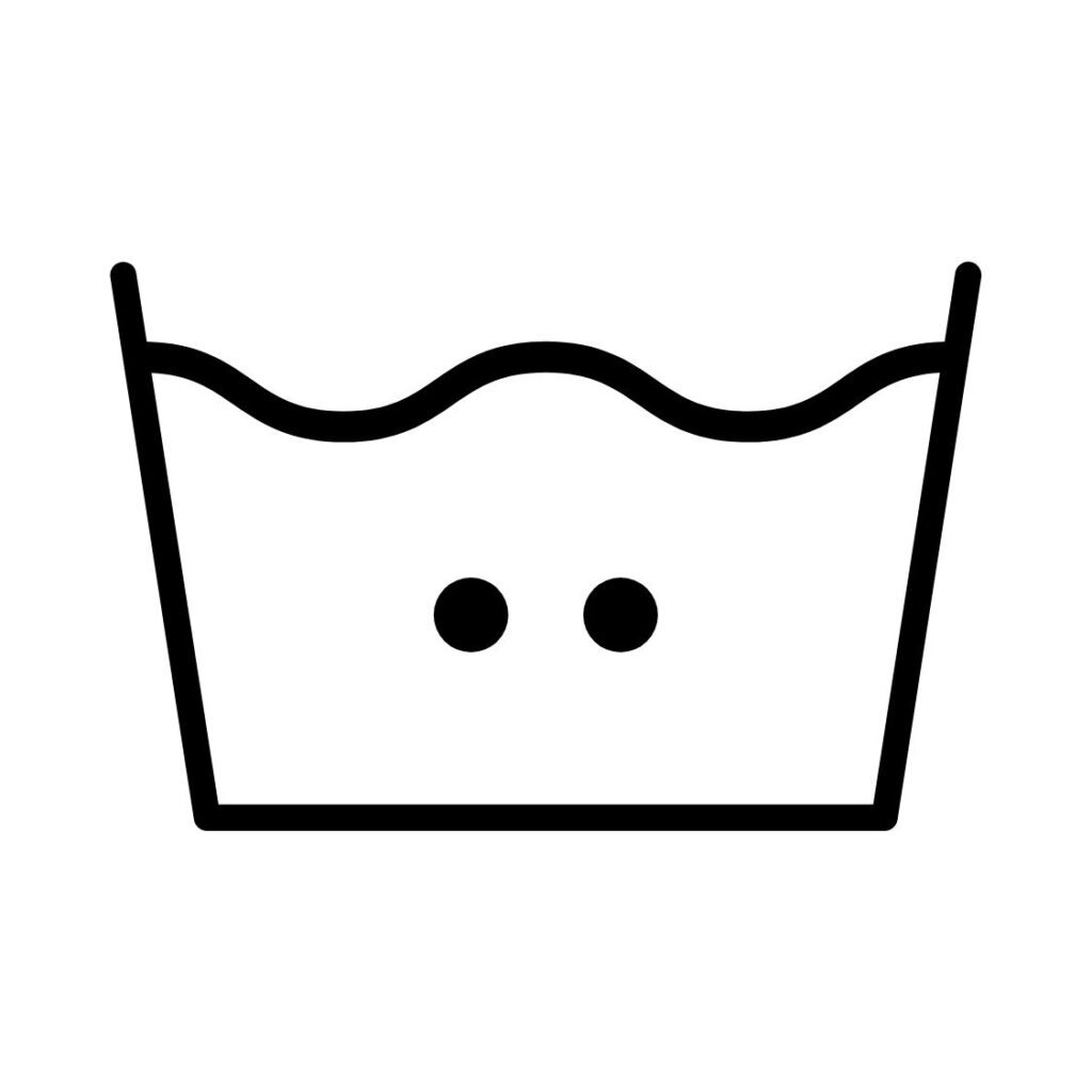 Amerikkalainen pesuohje konepesu keskilämmöllä